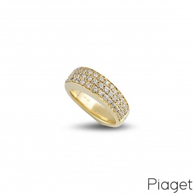 Piaget Yellow Gold Diamond Set Dress Ring Piaget Yellow Gold Diamond Set Dress Ring